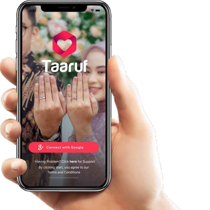 Taaruf App Mockup